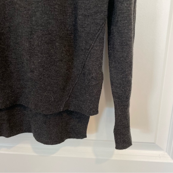 Zara dark gray thin knit Sweater top Women Small - Picture 8 of 14